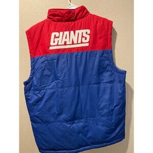 Men’s NY Giants Reversible Puffer Vest Size XL - XXL (No Size Tags)